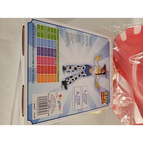 Jessie Disney Toddler Baby Child Costume Halloween Toy Story 3-4T New - Picture 12 of 13